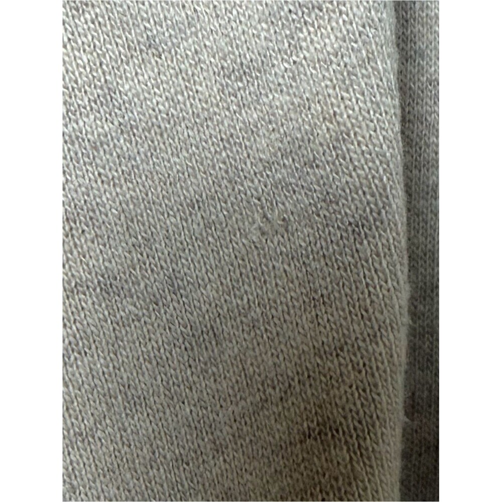 Club Monaco Cashmere Blend Open Front Shawl Collar Long Vest Beige M-L Cozy - Picture 9 of 11